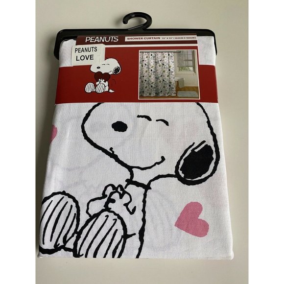 Peanuts Bath Peanuts Snoopy Valentines Day Shower Curtain Peanuts